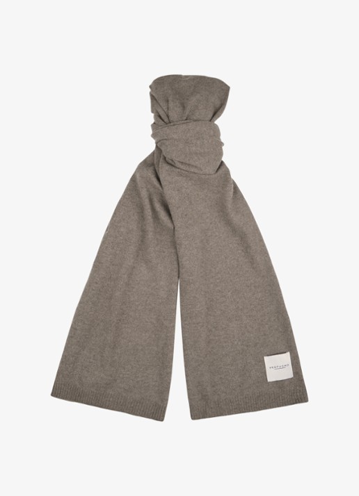 Profuomo Sjaal van cashmere - detail 2 beige