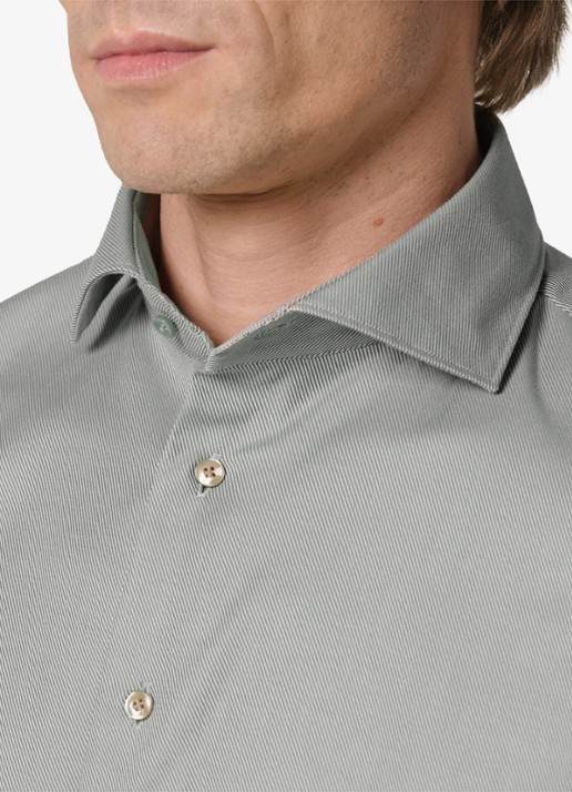 Profuomo Slim fit overhemd - detail 3 grijs