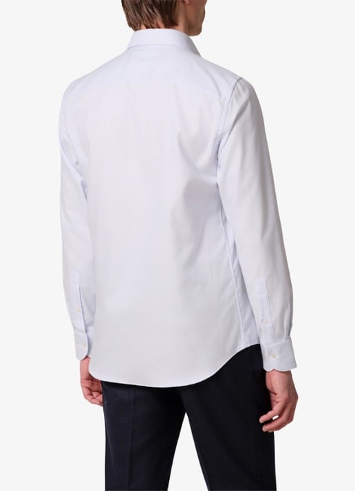 Profuomo Slim fit overhemd - achterkant 4 lichtblauw