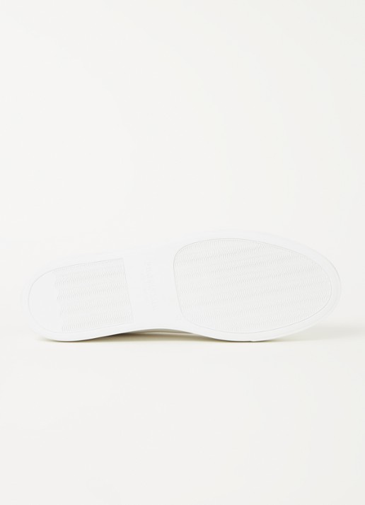 Profuomo Sneaker met suède detail - detail 4 wit