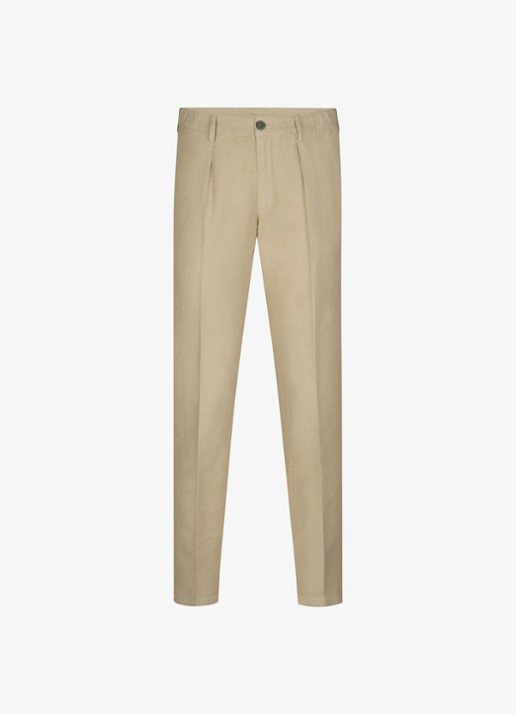Profuomo Straight fit chino katoen linen blend