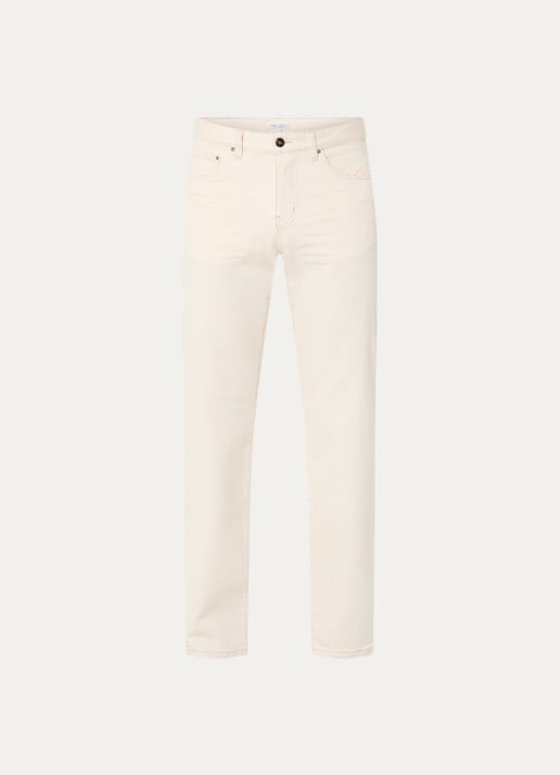 Profuomo Straight leg jeans met gekleurde wassing