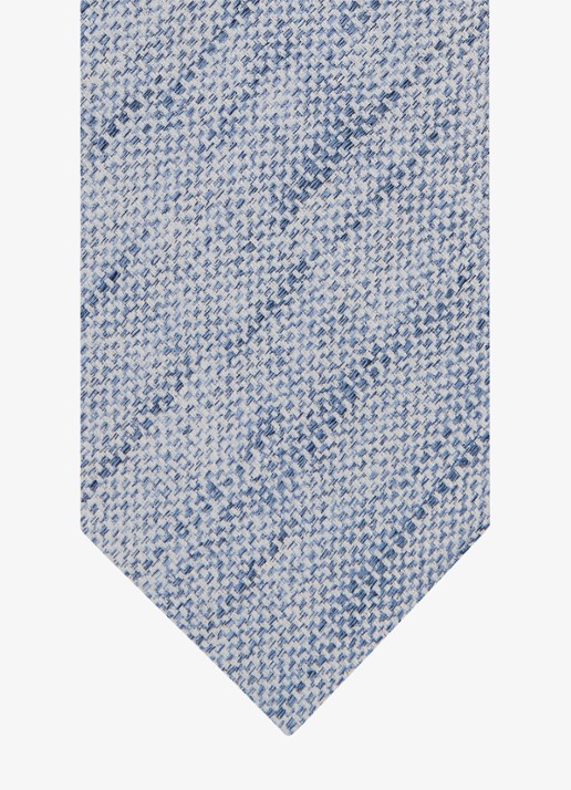 Profuomo Stropdas van zijde - detail lichtblauw