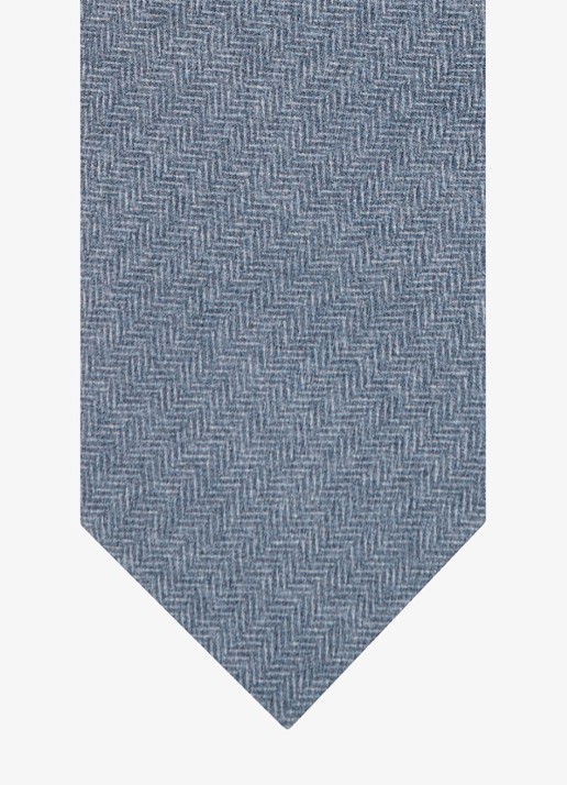 Profuomo Stropdas van zijde - detail blauw