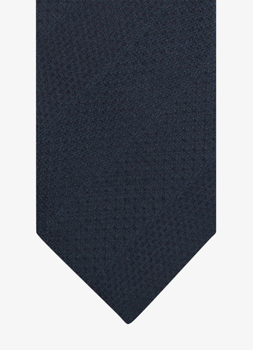 Profuomo Stropdas van zijde - detail donkerblauw