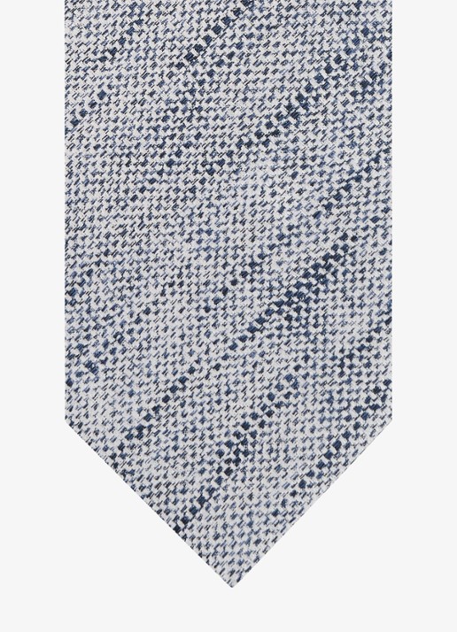 Profuomo Stropdas van zijde - detail donkerblauw