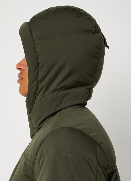 PS Paul Smith Puffer jack met donsvulling en steekzakken - detail 3 legergroen
