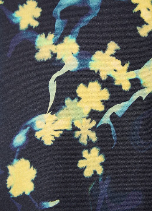 PS Paul Smith Tailored fit overhemd met print - detail 5 neongeel