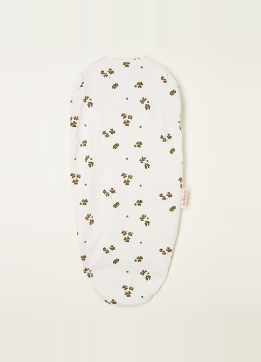 Puckababy Original mini slaapzak met print - achterkant creme