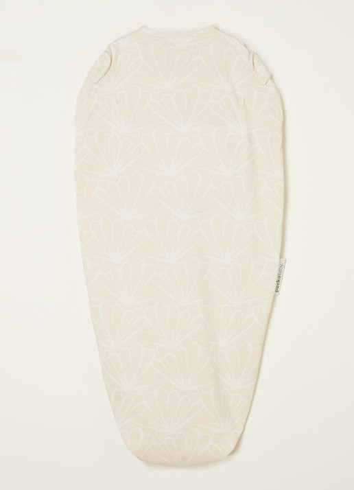 Puckababy Original mini slaapzak met print - achterkant 3 zand