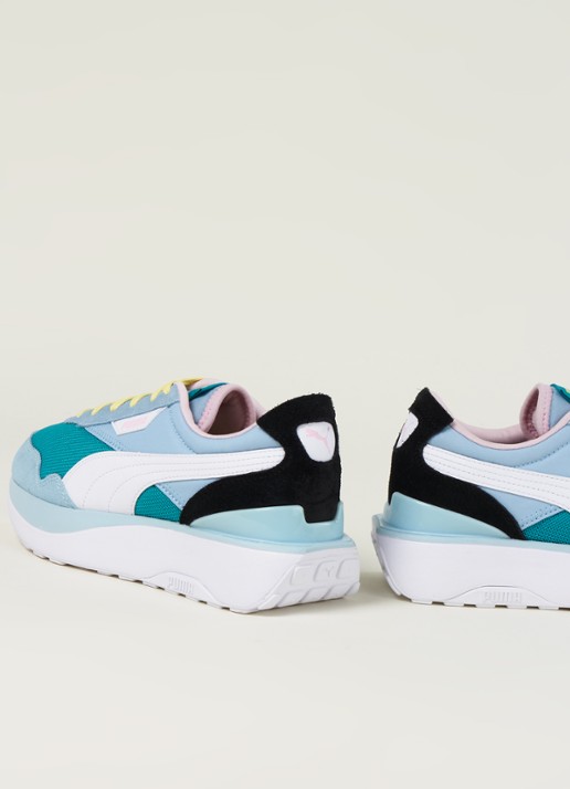 Puma Cruise Rider Silk Road sneaker met suède details - detail 2 blauw