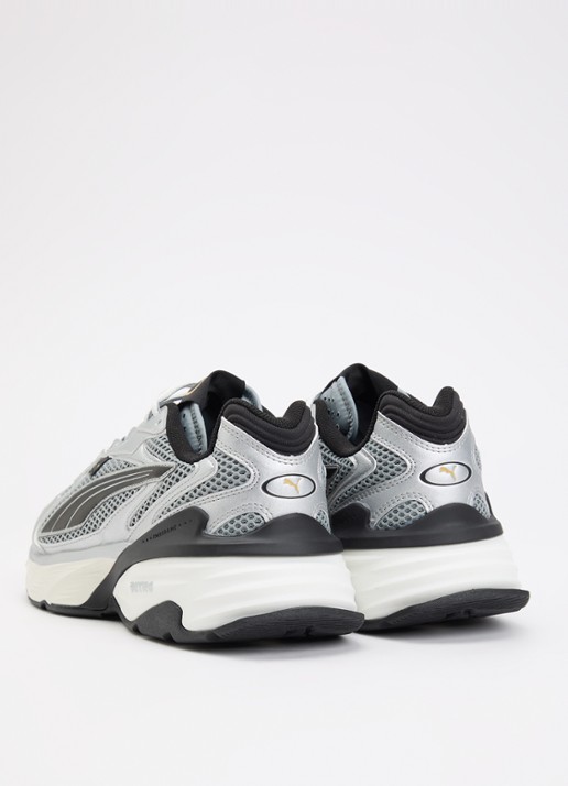Puma Fade Nitro LS sneaker van mesh met metallic finish - achterkant 5 zilver