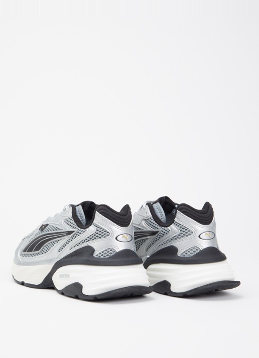 Puma Fade Nitro sneaker van mesh met logo - achterkant 5 zilver