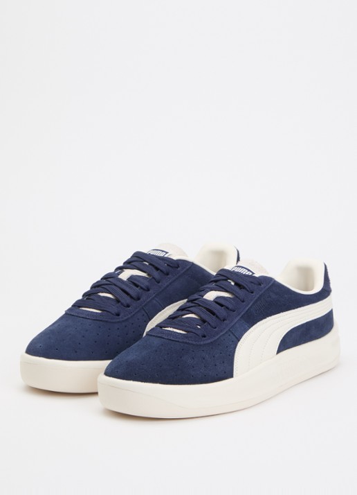 Puma GV Special sneaker van suède - detail donkerblauw