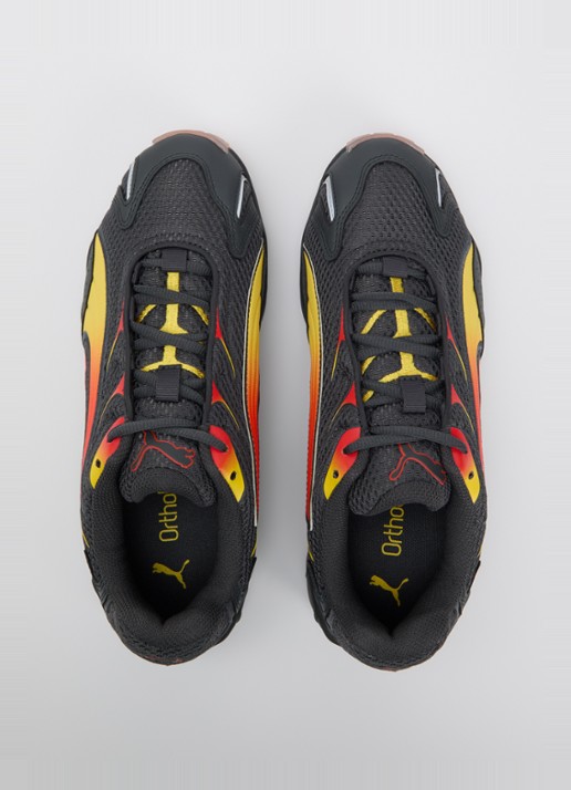 Puma Inhale sneaker van mesh  - detail 4 donkergrijs