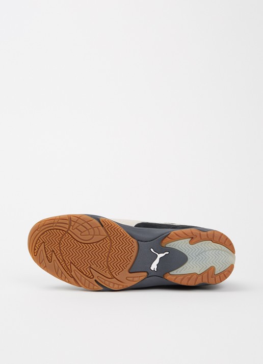 Puma King Indoor sneaker van suède - detail 3 zwart