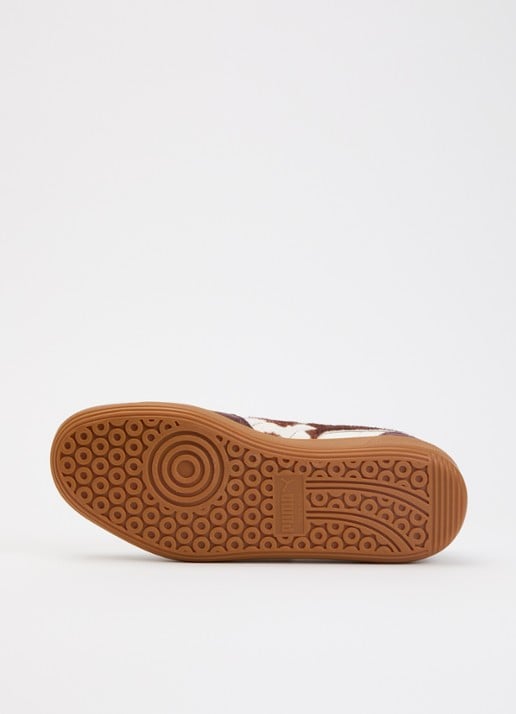 Puma Palermo Cow sneaker van leer met details van suède - detail 5 gebroken wit