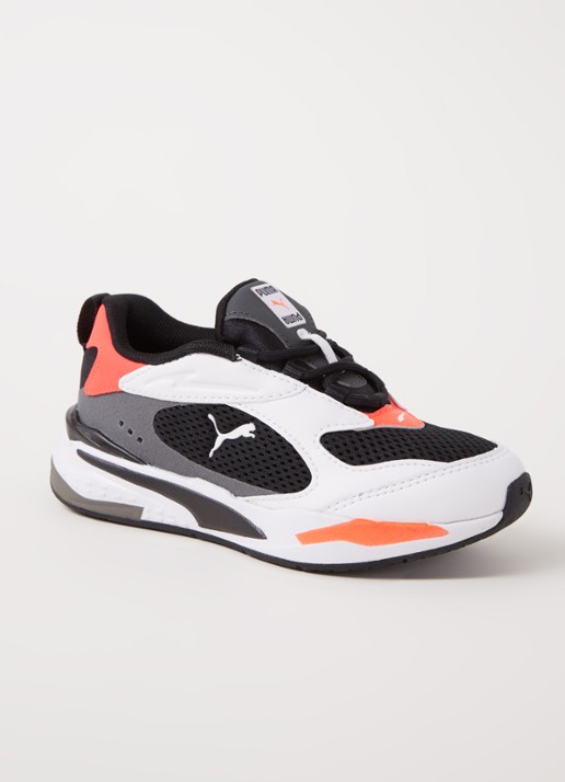 Puma RS-Fast sneaker met mesh details - voorkant 3 wit