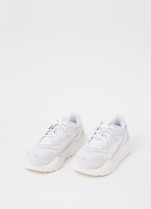 Puma RS-X Efekt sneaker met details van leer en nubuck - detail wit