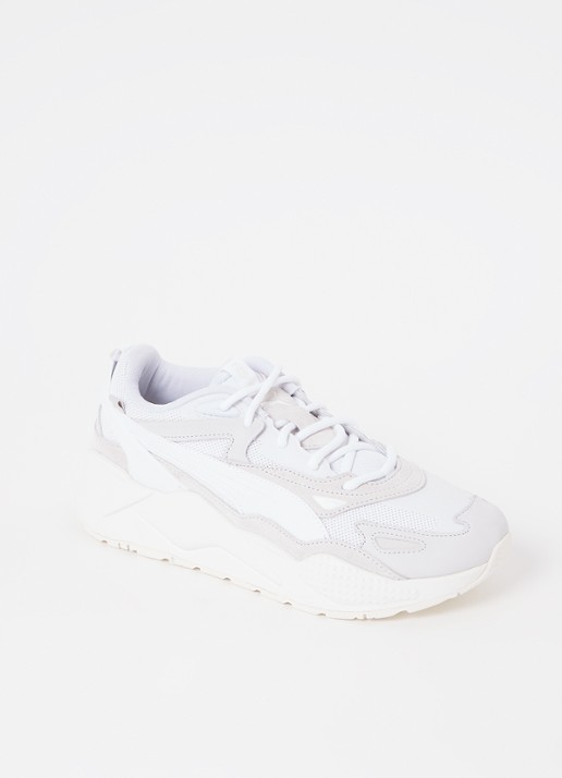 Puma RS-X Efekt sneaker met details van leer en nubuck - voorkant 6 wit