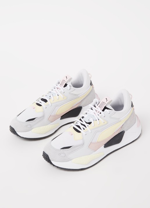 Puma Rs-Z sneaker met suède details - detail 2 lichtblauw