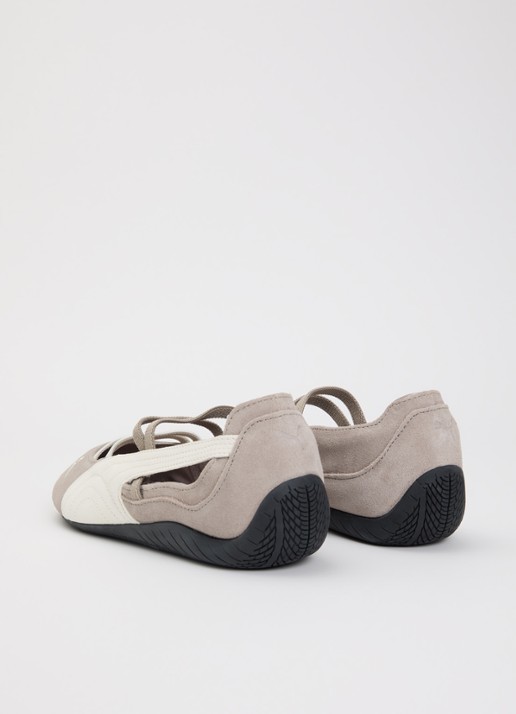 Puma Speedcat ballerina van suède - achterkant 4 grijs