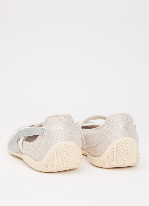 Puma Speedcat Ballet ballerina met lurex - achterkant 3 beige