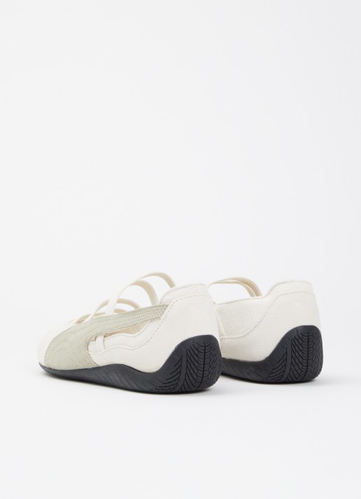 Puma Speedcat Ballet ballerina van suède - achterkant beige