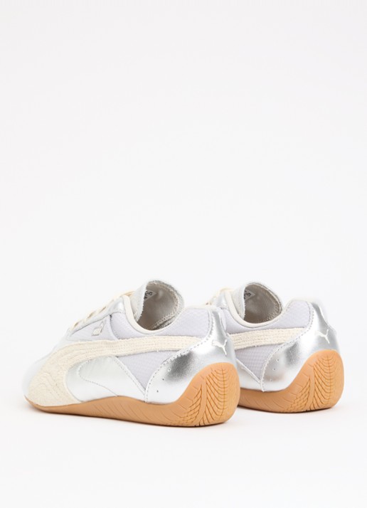 Puma Speedcat Lou sneaker met metallix finish - achterkant zilver