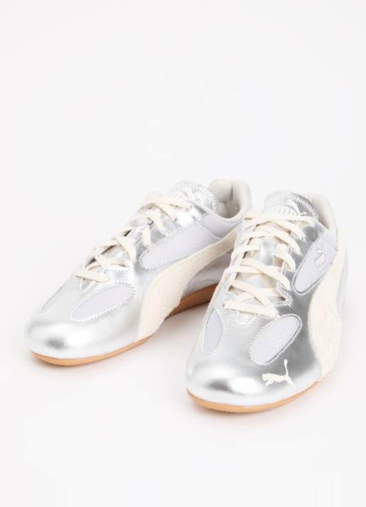 Puma Speedcat Lou sneaker met metallix finish - detail 3 zilver