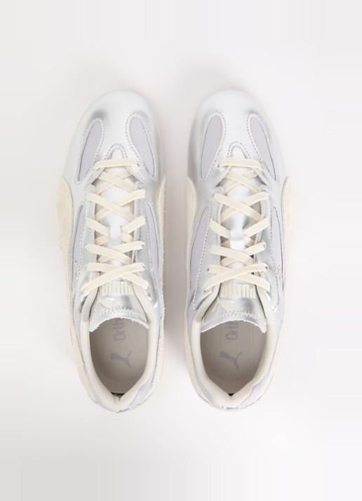Puma Speedcat Lou sneaker met metallix finish - detail 4 zilver