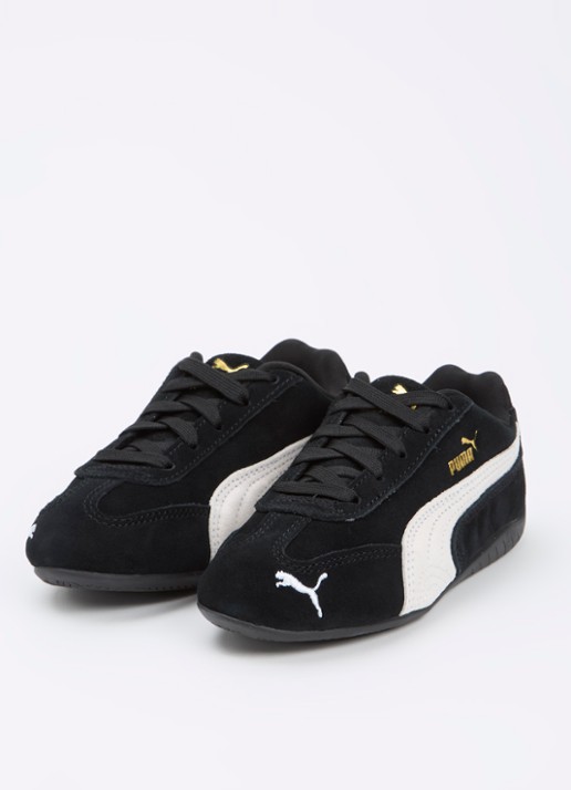 Puma Speedcat OG sneaker van suède - voorkant 2 zwart