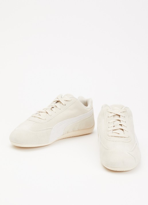Puma Speedcat OG sneaker van suède - detail creme