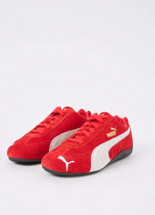 Puma Speedcat OG sneaker van suède - detail 2 rood