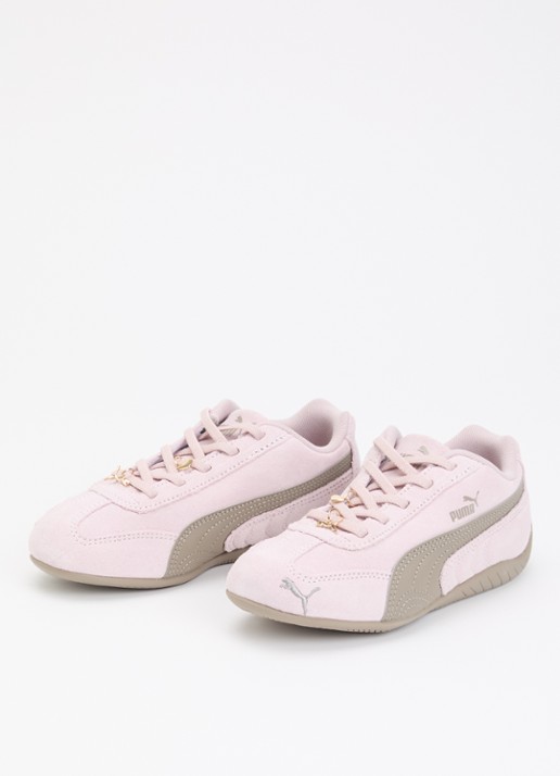 Puma Speedcat sneaker van suède - voorkant 3 oudroze