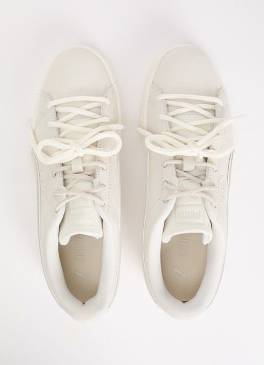 Puma Suede Bloom Dress-Up sneaker van leer - detail 2 lichtgrijs