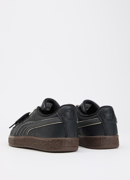 Puma Suede Bloom Dress-Up sneaker van leer - achterkant zwart