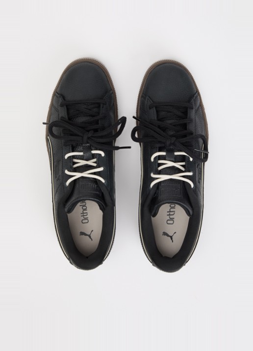 Puma Suede Bloom Dress-Up sneaker van leer - detail 4 zwart