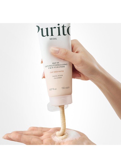 Purito Oat In Gentle Exfoliating Face Cleanser - reinigingscrème - voorkant 2 undefined