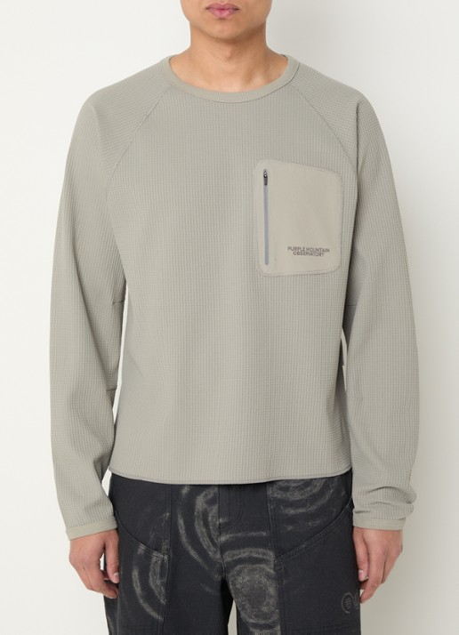 Purple Mountain Longsleeve met structuur