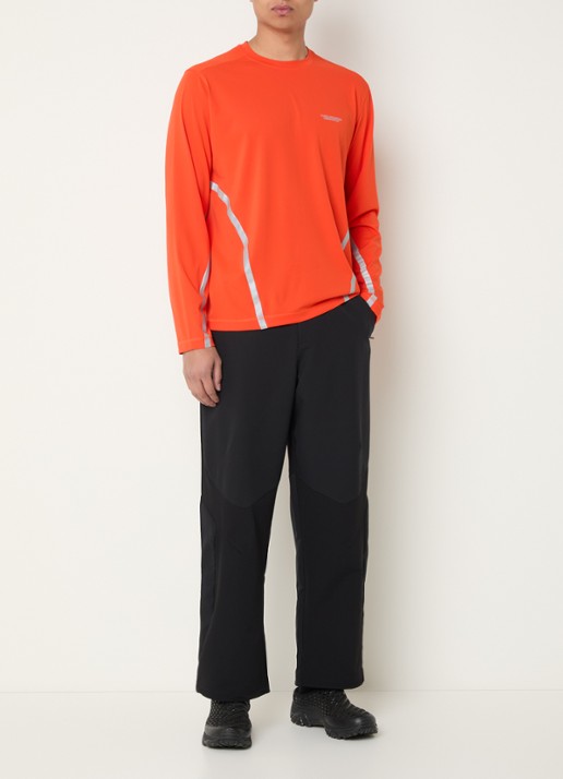 Purple Mountain Observatory Longsleeve met logo - voorkant 2 oranje