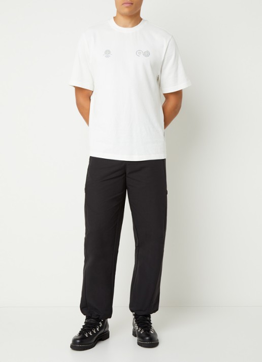 Purple Mountain Observatory Mogul tapered fit broek met ritszakken - voorkant 2 zwart