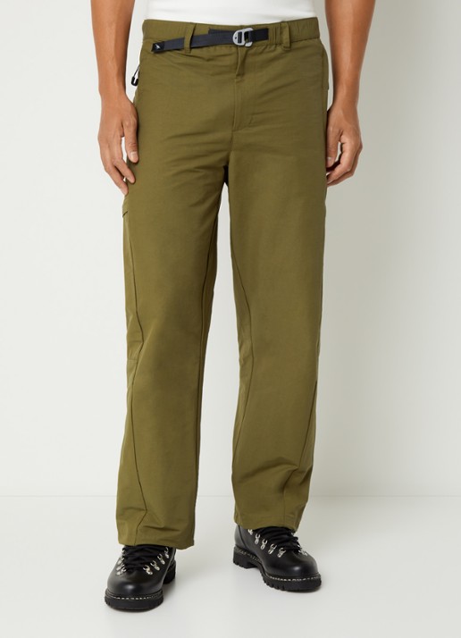 Purple Mountain Observatory Mogul tapered fit broek met ritszakken - detail olijfgroen