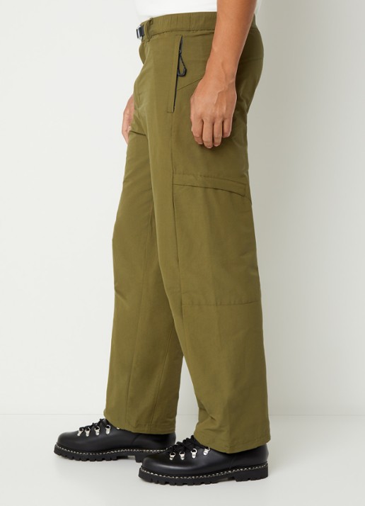 Purple Mountain Observatory Mogul tapered fit broek met ritszakken - detail 2 olijfgroen