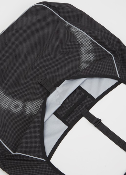 Purple Mountain Observatory Orbital crossbodytas met logo - detail zwart