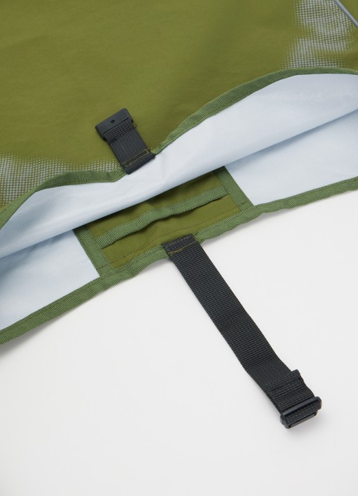 Purple Mountain Observatory Orbital crossbodytas met logo - detail mosgroen