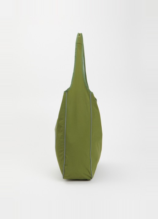 Purple Mountain Observatory Orbital crossbodytas met logo - detail 2 mosgroen