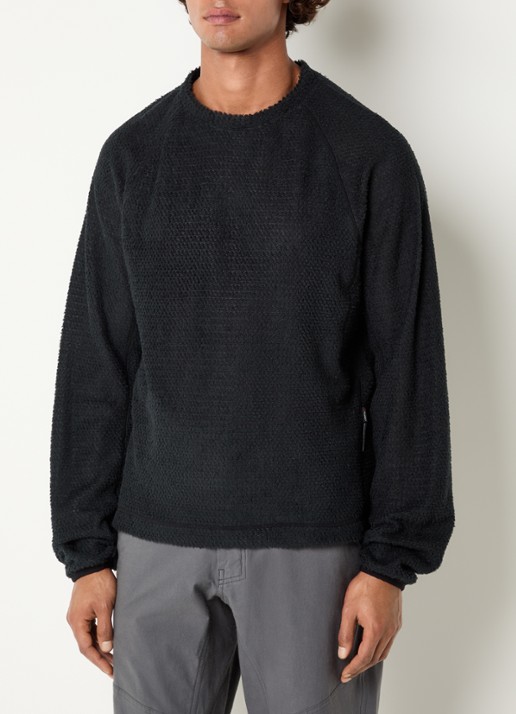 Purple Mountain Observatory Polartec Alpha pullover van fleece - detail zwart