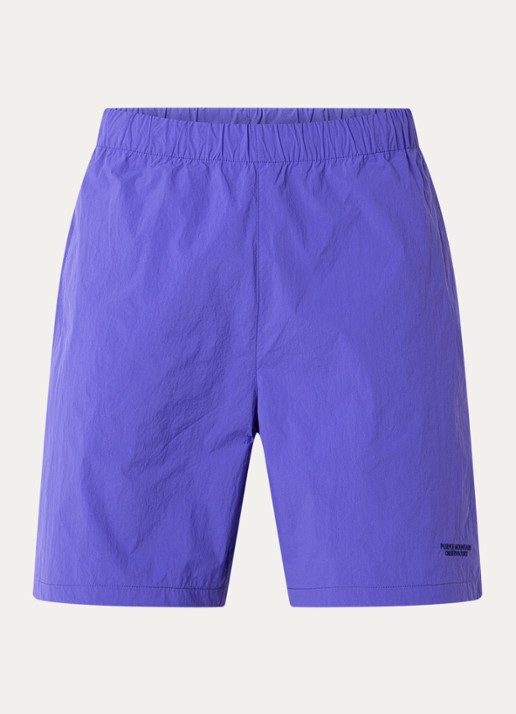 Purple Mountain Observatory Straight fit korte broek met steekzakken - voorkant 3 paars