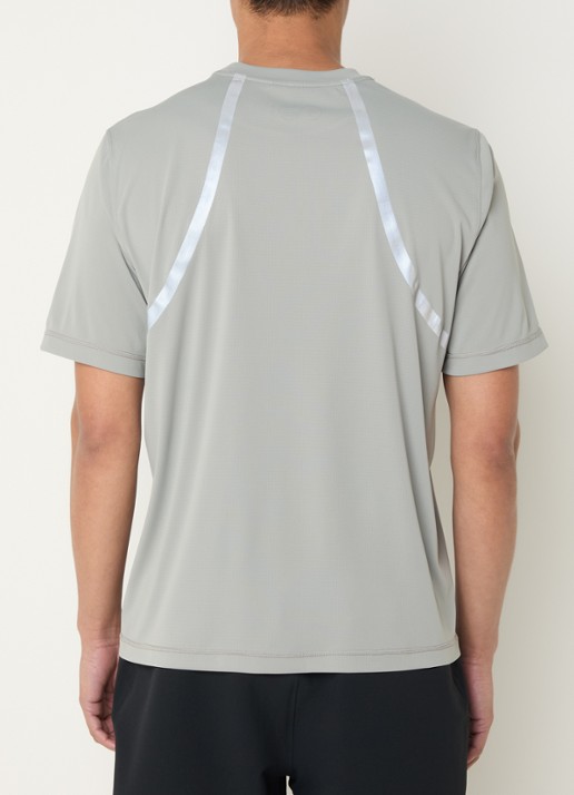 Purple Mountain Observatory T-shirt met ronde hals - achterkant 3 lindegroen